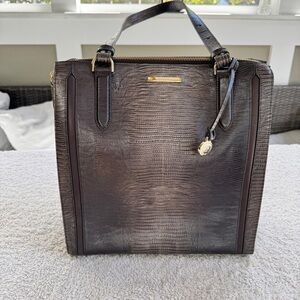 Brahmin Large Caroline Nightfall Leather Bag New with Tags